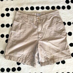 American Eagle Outfitters Vintage 90s Work Khaki Flat Front Casual Shorts